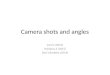 Shots and angles analysis