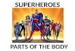 Body parts superheroes