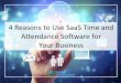 Time and attendance tracking software