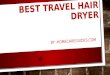 Best travel hair dryer