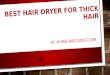 Best hair dryer for thick hair