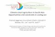 Climate-smart agriculture in South Asia: Opportunities and 