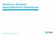 Business Analyst Specialization Guidebook