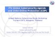 ITU Global Cybersecurity Agenda and Child Online Protection (COP)