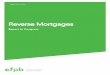 reverse mortgages. The report