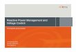 Reactive Power Management and Voltage Control