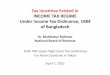 Tax Incentives; Emerging Tax Issues in Asia; The Sixth IMF-Japan 