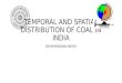 temporal and spatial distribution of coal in india