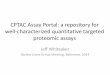 CPTAC Assay Portal: a repository for well-characterized quantitative 