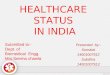 healthcare status in india