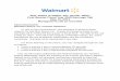 WAL-MART STORES, INC. (NYSE: WMT) First Quarter Fiscal Year 
