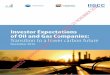 Investor Expectations of Oil and Gas Companies: Transition to a 