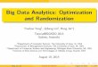 Big Data Analytics: Optimization and Randomization