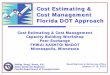 Cost Estimating & Cost Management Florida DOT Approach