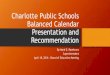 Charlotte Public Schools Balanced Calendar Presentation and 