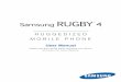 Samsung Rugby 4 User Guide | Bell Mobility | Bell Canada