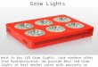 Grow Lights - ledhydroponics.co.uk