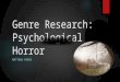 Genre research powerpoint