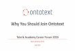 Why You Should Join Ontotext