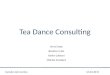 Tea Dance consultancy presentation