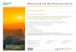 Record of Aachievement - SAP HANA Cloud Platform Essentials
