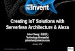 Creating IoT Solutions with Serverless Architecture & Alexa