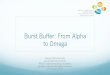 Burst Buffer: From Alpha to Omega