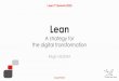 Lean and digital transformation by Régis Medina