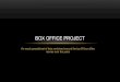 Nicholas Craig Box Office Project