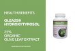 OLEA25®HYDROXYTYROSOL- Health Benefits from Olive Leaf