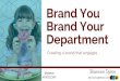 Brand You, Brand Your Department