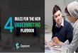 4 Rules for the New Underwriting Playbook