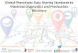 Global Phenotypic Data Sharing Standards to Maximize Diagnostics and Mechanism Discovery