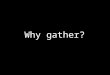 Why Gather - Part 2