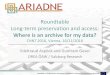 Introduction: Long-term preservation and access: Where is an archive for my data?
