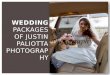 Wedding packages of justin paliotta photography