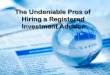 The undeniable pros of hiring a registered investment advisor