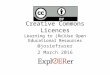 ExplOERer: Creative Commons Licences