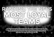 Ranking the NFL's Most Loyal Teams
