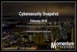 Cybersecurity Monthly Snapshot | February 2016