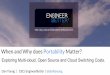 When and Why does Portability Matter?  Exploring multi-cloud, open source and cloud switching costs