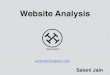 Website Analysis and Social Media Strategy and Analysis