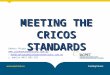 Meeting the cricos standards v1 15