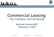 Commercial Leasing - Tips, Strategies, and Cost Savings