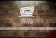 White stone meandr