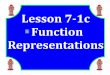 M7 acc 7 1c function representations