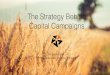 The Strategy Behind Capital Campaigns