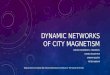 Dynamic Networks of City Magnetism