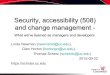 Hydra connect2015 security-accessibility-changemanagement-final