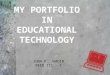 Portfolio in Educational Technology 1&2